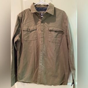 Men's Khaki Shirt Jacket